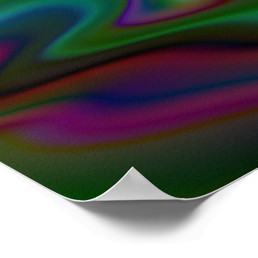 Abstrakte Kunst am Nachmittag Poster (Ecke)