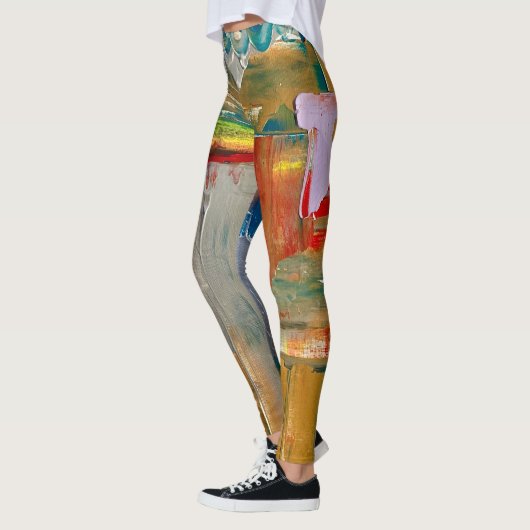 Abstrakte Kunst auf aktive Verschleißhose! Leggings (Links)