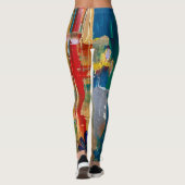 Abstrakte Kunst auf aktive Verschleißhose! Leggings (Rückseite)