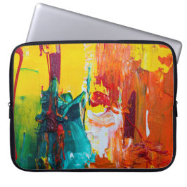 Abstrakte Kunst auf Elektronik-Tasche Laptopschutzhülle