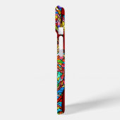 Abstrakte Kunst aus festem Glas Case-Mate iPhone Hülle (Rückseite / Links)