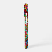 Abstrakte Kunst aus festem Glas iPhone 16 Hülle (Linke Seite)
