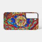 Abstrakte Kunst aus festem Glas Samsung Galaxy Hülle (Rückseite (Horizontal))