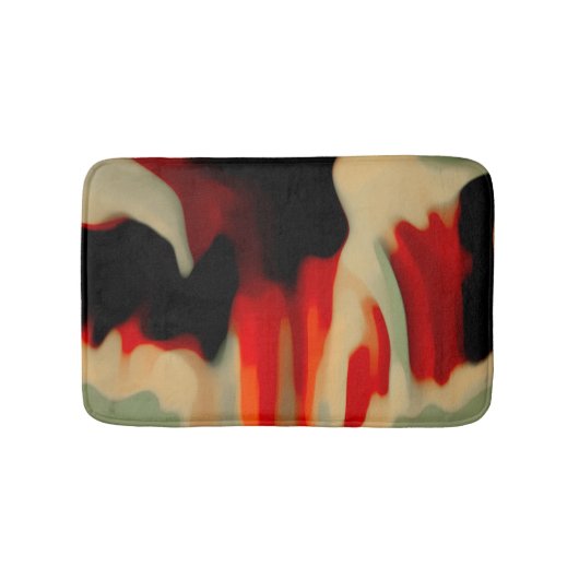 Abstrakte Kunst Badematte (Vorderseite)