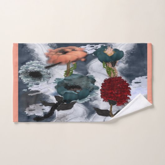 Abstrakte Kunst Badhandtuch Set (Handtuch)