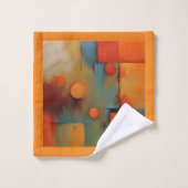 Abstrakte Kunst Badhandtuch Set (Waschlappen)