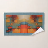Abstrakte Kunst Badhandtuch Set (Handtuch)