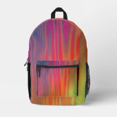 Abstrakte Kunst Bedruckter Rucksack (Vorderseite)