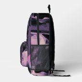 Abstrakte Kunst Bedruckter Rucksack (Rechts)