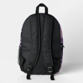 Abstrakte Kunst Bedruckter Rucksack (Rückseite)