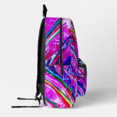 Abstrakte Kunst Bedruckter Rucksack (Links)