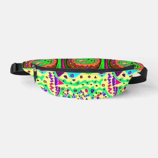 ABSTRAKTE KUNST BEGRENZT VIELE FARBEN DIVINE BAUCHTASCHE (Vorderseite)