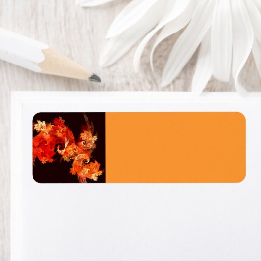 Abstrakte Kunst beim Tanzen von Feuervögeln (Insitu)