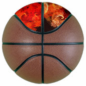 Abstrakte Kunst beim Tanzen von Feuervögeln Basketball (Rechts)