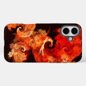 Abstrakte Kunst beim Tanzen von Feuervögeln Case-Mate iPhone Hülle (Rückseite (Horizontal))