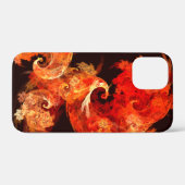Abstrakte Kunst beim Tanzen von Feuervögeln Case-Mate iPhone Hülle (Rückseite (Horizontal))