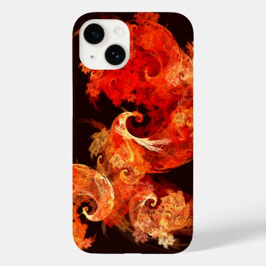 Abstrakte Kunst beim Tanzen von Feuervögeln Case-Mate iPhone Hülle (Rückseite)