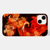 Abstrakte Kunst beim Tanzen von Feuervögeln Case-Mate iPhone Hülle (Rückseite (Horizontal))