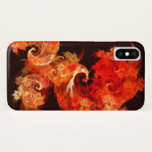 Abstrakte Kunst beim Tanzen von Feuervögeln Case-Mate iPhone Hülle (Rückseite (Horizontal))