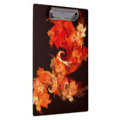 Abstrakte Kunst beim Tanzen von Feuervögeln Klemmbrett (Rechts)