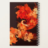 Abstrakte Kunst beim Tanzen von Feuervögeln Planer (Rückseite)