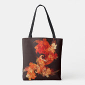 Abstrakte Kunst beim Tanzen von Feuervögeln Tasche (Rückseite)