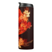 Abstrakte Kunst beim Tanzen von Feuervögeln Thermosbecher (Nach rechts gedreht)