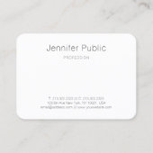 Abstrakte Kunst Beruflich Elegante Vorlage Moderne Visitenkarte (Rückseite)