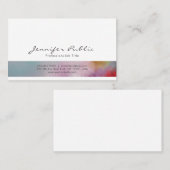 Abstrakte Kunst Beruflich Stilvoll Moderne Kunst Visitenkarte (Vorne/Hinten)