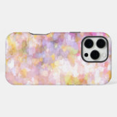 Abstrakte Kunst Blassgelbe Pastete iPhone Hülle (Rückseite (Horizontal))