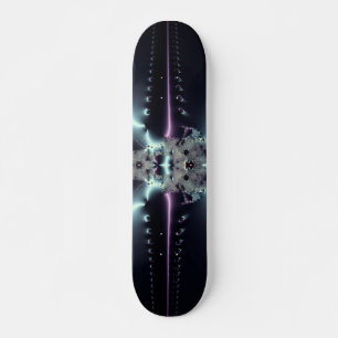 Abstrakte Kunst Blaue Sterne Skateboard