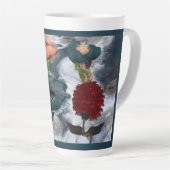 Abstrakte Kunst Blumen Milchtasse (Rechte Ecke)