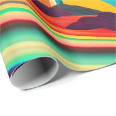 Abstrakte Kunst Bonnaroo Geschenkpapier (Rolleneckpunkt)