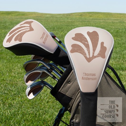 Abstrakte Kunst Braunalgen, Seetang Golf Headcover