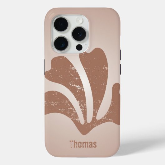 Abstrakte Kunst Braune Algen, Seetang Case-Mate iPhone Hülle (Rückseite)