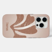 Abstrakte Kunst Braune Algen, Seetang Case-Mate iPhone Hülle (Rückseite (Horizontal))