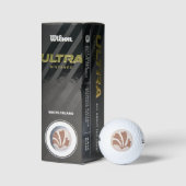 Abstrakte Kunst Braune Algen, Seetang Golfball (Verpackungen)