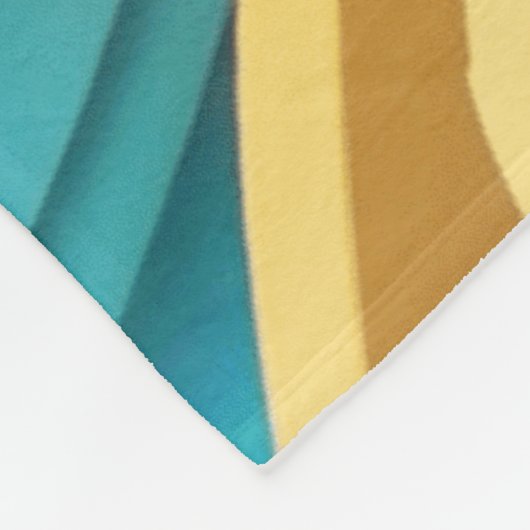 abstrakte Kunst bunt Fleecedecke (Ecke)