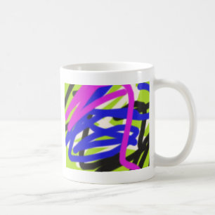 abstrakte Kunst bunte 4834 Kaffeetasse