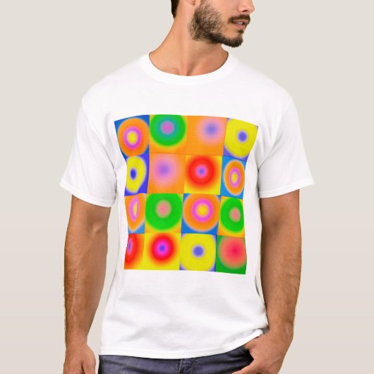 Abstrakte Kunst - buntes Glück T-Shirt (Vorderseite)