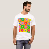 Abstrakte Kunst - buntes Glück T-Shirt (Vorne ganz)