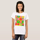 Abstrakte Kunst - buntes Glück T-Shirt (Vorne ganz)