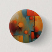 Abstrakte Kunst Button (Vorderseite)