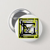 Abstrakte Kunst Button (Vorne & Hinten)