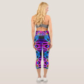 Abstrakte Kunst Capri Leggings (Rückseite)