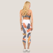 Abstrakte Kunst Capri Leggings (Rückseite)