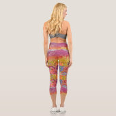 Abstrakte Kunst Capri Leggings (Rückseite)