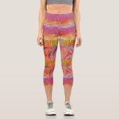 Abstrakte Kunst Capri Leggings (Vorderseite)