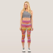 Abstrakte Kunst Capri Leggings (Vorderseite)
