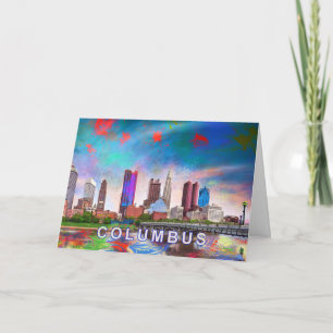 Abstrakte Kunst Columbus Karte
